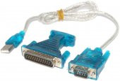 S-Link SLX-925 v1.0 USB 2.0 to Seri+Paralel Kablo 1.5 Metre - 1