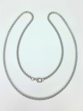 JTAW23ÇEK1077 PASLANMAZ ÇELİK KOLYE ZİNCİRİ ZEUS GEÇMELİ MODEL 3 MM 55 CM PASLANMAZ RENK ATMAZ GARANTİLİ - 2