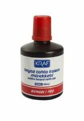 KRAF 100ml BOARD MARKER MUREKKEBI  KIRMIZI(450G) - 1