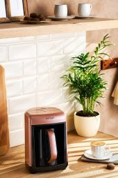 Emsan EMS 600/2126 Kahve Makinesi Bella Gusto Golden Pink - 1