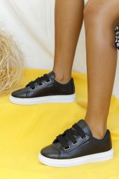 Pembe Potin Kalın Bağcıklı Rahat Kalıp Kadın Sneaker YN320-22 - 9