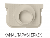 200x145x500mm Drenaj Kanalı / Plastik Izgara + Oluk + Tapa - 3