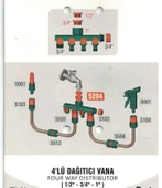 4lü Su Dağıtıcı (1/2"-3/4"-1") thumbnail 2