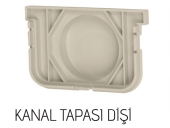 100x60x1000 mm Drenaj Kanalı / Plastik Izgara + Oluk + Tapa - 2