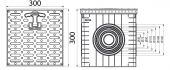 30x30 Rögar Kutusu + Izgaralı Kapak - 2