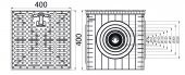 40x40 Rögar Kutusu + Izgaralı Kapak - 2