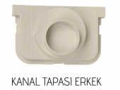 200x145x1000mm Drenaj Kanalı / Plastik Izgara + Oluk + Tapa - 3