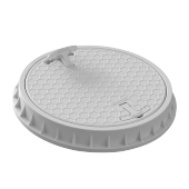 400mm Yuvarlak Rögar Kapağı / Çerçeve + Düz Kapak - 1