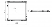 50x50 Rögar Kapağı / Çerçeve+ Düz Kapak - 2