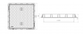500mm Koruge Boru Uyumlu Çerçeve + Düz Kapak - 2