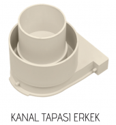 130x145x1000mm Drenaj Kanalı / Plastik Izgara + Oluk + Tapa - 3