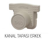 80x65x1000mm Drenaj Kanalı / Plastik Izgara + Oluk + Tapa - 3