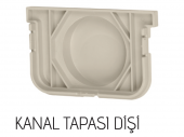 130x60x500mm Drenaj Kanalı / Plastik Izgara + Oluk + Tapa - 2