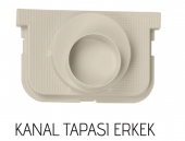 130x60x500mm Drenaj Kanalı / Plastik Izgara + Oluk + Tapa - 3