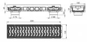 130x60x500mm Drenaj Kanalı / Plastik Izgara + Oluk + Tapa - 4