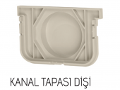100x60x500 mm Drenaj Kanalı / Plastik Izgara + Oluk + Tapa - 2