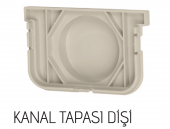 130x95x1000mm Drenaj Kanalı / Plastik Izgara + Oluk + Tapa - 2