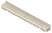 130x60x1000 H20mm Fuga Drenaj Kanalı / Plastik Izgara + Oluk + Tapa - 1