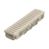 120x90x500mm Drenaj Kanalı / Plastik Izgara + Oluk + Tapa - 1