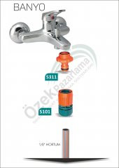 Mix Otomatik Musluk Bağlantısı Erkek + Otomatik Bağlantı (5311+5101) - 1