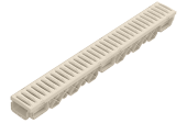 150x100x1000mm Drenaj Kanalı / Plastik Izgara + Oluk + Tapa - 1