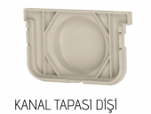 130x95x500mm Drenaj Kanalı / Plastik Izgara + Oluk + Tapa - 4