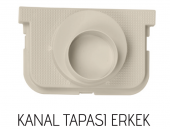 130x95x500mm Drenaj Kanalı / Plastik Izgara + Oluk + Tapa - 5