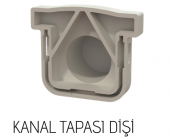 150x100x500mm Drenaj Kanalı / Plastik Izgara + Oluk + Tapa - 2