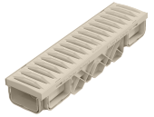 150x100x500mm Drenaj Kanalı / Plastik Izgara + Oluk + Tapa - 1
