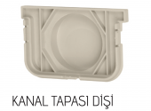 130x60x1000mm Drenaj Kanalı / Plastik Izgara + Oluk + Tapa - 2