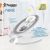 Huggy Nest Otomatik Sallanabilir Kumandalı Müzikli Anakucağı(0-9 kg) - 3