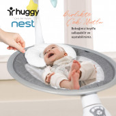 Huggy Nest Otomatik Sallanabilir Kumandalı Müzikli Anakucağı(0-9 kg) - 4