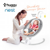 Huggy Nest Otomatik Sallanabilir Kumandalı Müzikli Anakucağı(0-9 kg) - 10