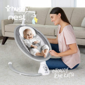 Huggy Nest Otomatik Sallanabilir Kumandalı Müzikli Anakucağı(0-9 kg) - 11