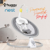 Huggy Nest Otomatik Sallanabilir Kumandalı Müzikli Anakucağı(0-9 kg) - 12