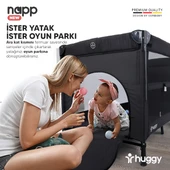 Huggy Napp 6 In 1 Anne Yani Park Yatak Oyun Parkı+Yatak - 9