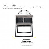 Huggy Handy Pratik Alüminyum Katlanabilir Portatif Beşik - 8