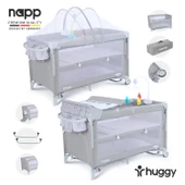 Huggy Napp 6 In 1 Anne Yani Park Yatak Oyun Parkı+Yatak - 1