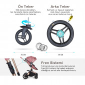 Huggy Egg 6 İn 1 Travel Sistem Bebek Arabası - 8