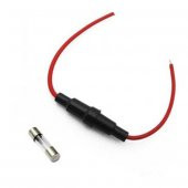 Cam Sigorta Yuvası Kablolu 5x20mm - 1