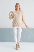 IŞŞIL 6465-Üç İplik Penye Yünlü Hamile Giyim SweatShirt - 2