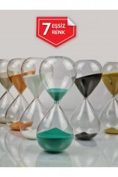 Turkuaz Kum Saati, 60 Dk Kum Saati, Dekoratif Ev Aksesuarları, Pomodoro Zamanlayıcı, Anlamlı Hediye thumbnail 4