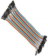 40 Pin Ayrılabilen Dişi - Dişi F - F Jumper Kablo 20 cm - 1
