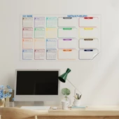 2023 Yıllık Planlayıcı Duvar Takvimi, Planlayıcı Akıllı Kağıt, Haftalık Planlayıcı Sihirli Kağıt, thumbnail 1