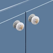 Eymen Düğme Çekmece Dolap Dolabı Kapak Kulpu Kulpları Kulbu Krom Polimer Kulp Mobilya Mutfak thumbnail 5