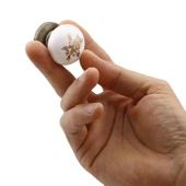 Eymen Düğme Polimer Eskitme Antik Sarı Mobilya Mutfak Çekmece Dolap Dolabı Kulpu Kulbu Kulpları - 2