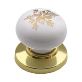 Eymen Düğme Mobilya Mutfak Çekmece Dolap Dolabı Kapak Kulpu Kulpları Kulbu Altın Sarı Polimer Kulp - 1