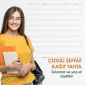 EVBUYA ÇİZGİLİ ŞEFFAF AKILLI KAĞIT - 1