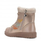 Albishoes Kids Kürklü Renkli Kız Çocuk Postal Bot - 8
