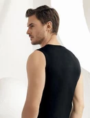 6 Adet Şahinler Erkek Ribana V Yaka Sıfır Kollu Fanila Atlet E032 thumbnail 4